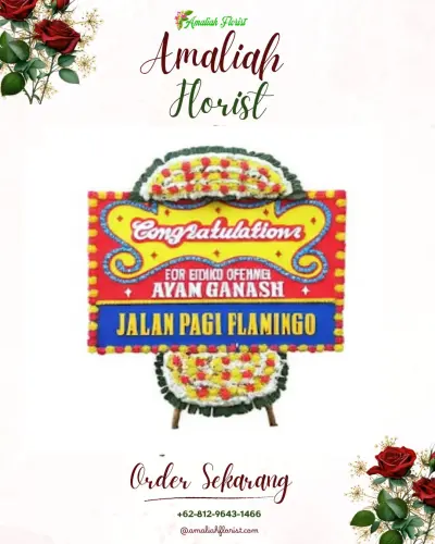 Bunga Papan Congratulation di Jembarwangi